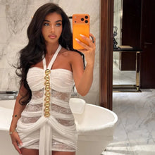 Load image into Gallery viewer, Cherie Lace Mini Dress
