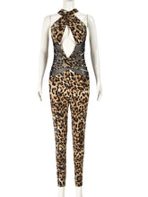 Load image into Gallery viewer, Wild Cut-Out Leopard Jumpsuit
