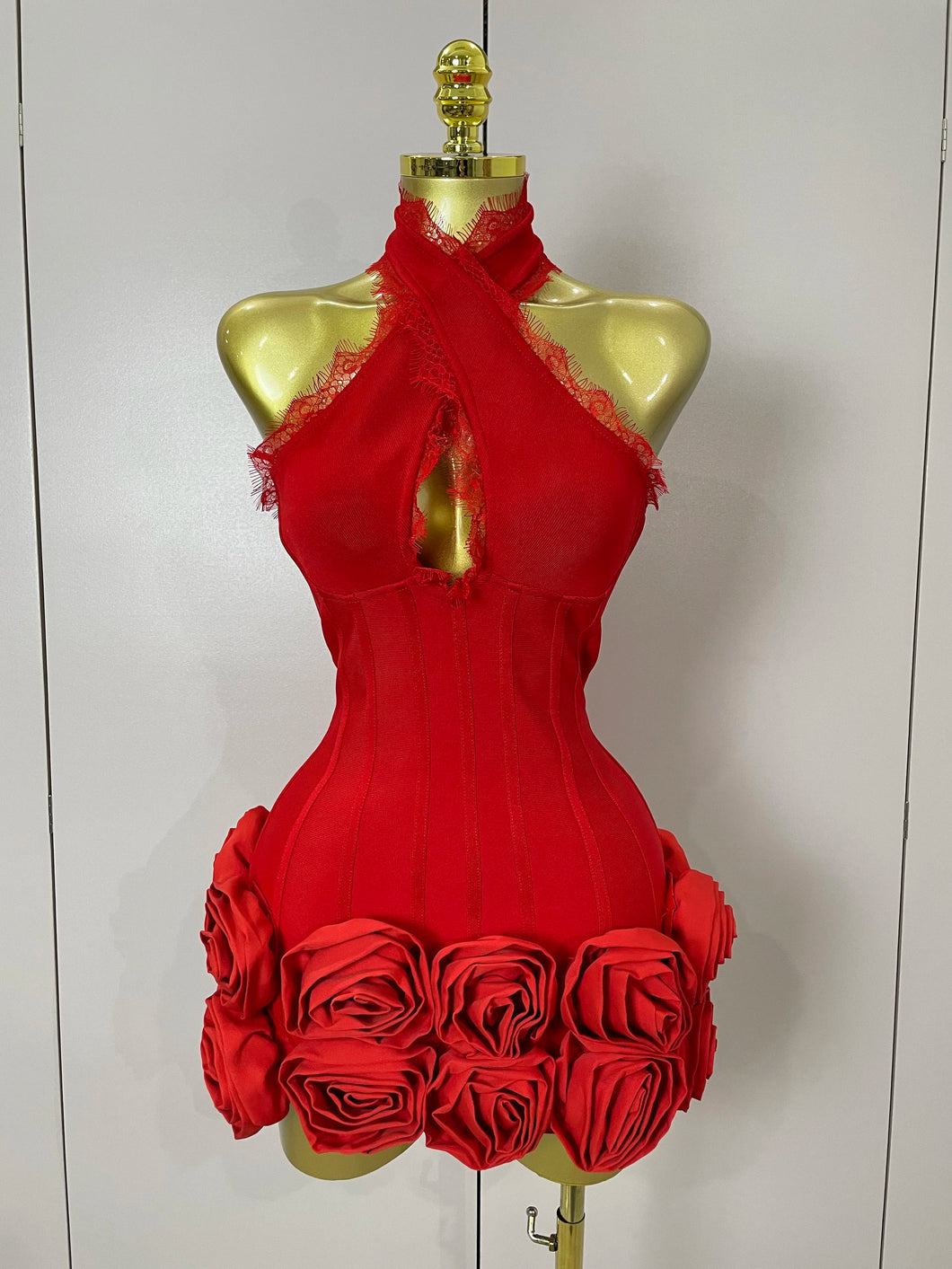 Tatiana Flower Bandage Dress