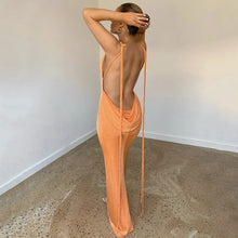 Load image into Gallery viewer, Cancun Backless Maxi Dress
