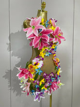 Load image into Gallery viewer, Flowers Mesh Mini Dress
