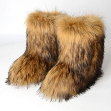 Load image into Gallery viewer, Fluffy Fox Fur Boots
