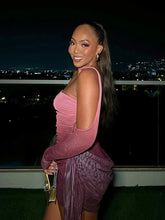 Load image into Gallery viewer, Monika Ruched Mini Dress
