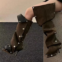Load image into Gallery viewer, Button Knee High Boots
