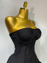 Load image into Gallery viewer, Flower Embellished Mini Bandage Dress
