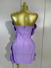 Load image into Gallery viewer, Flower Bandage Mini Dress
