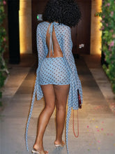 Load image into Gallery viewer, Whitney Polka Dot Mini Dress
