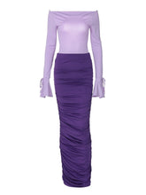Load image into Gallery viewer, Madison Ruched Maxi Skirt Set
