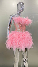 Load image into Gallery viewer, Pink Ruffles 2pcs Mini Dress

