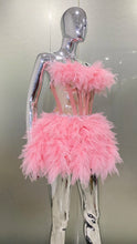 Load image into Gallery viewer, Pink Ruffles 2pcs Mini Dress
