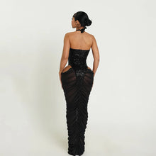 Load image into Gallery viewer, Vanna Mesh Sequin Dress
