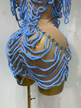 Load image into Gallery viewer, Venia Rhinestone Dress

