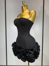 Load image into Gallery viewer, Flower Embellished Mini Bandage Dress
