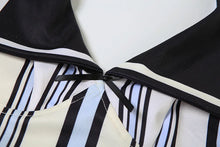 Load image into Gallery viewer, Michella Stripe Mini Skirt Set

