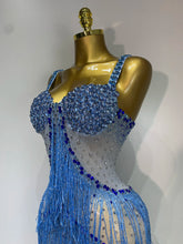 Load image into Gallery viewer, Shine Bright Rhinestone Maxi Dress
