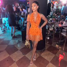 Load image into Gallery viewer, Katy Floral Sequin Mini Dress

