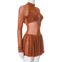 Load image into Gallery viewer, Lenya Mesh Mini Dress
