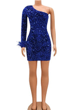 Load image into Gallery viewer, Royal Sequin Dress
