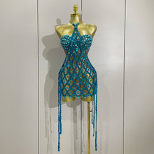 Load image into Gallery viewer, Aliya Sequin Mesh Dress Set
