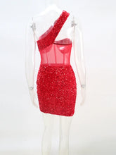 Load image into Gallery viewer, Kyra Sequin Mini Dress
