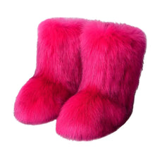 Load image into Gallery viewer, Fluffy Fox Fur Boots
