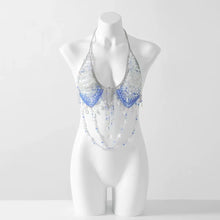 Load image into Gallery viewer, Pearl Beaded Bikini Bra Top
