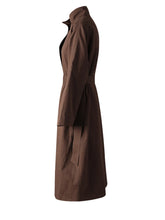 Load image into Gallery viewer, Brown Belted Trench Coat
