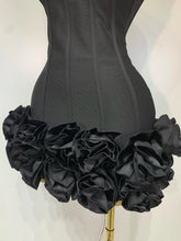 Load image into Gallery viewer, Flower Embellished Mini Bandage Dress
