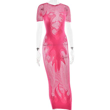 Load image into Gallery viewer, Flaming Hot Mesh Dress
