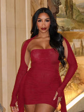 Load image into Gallery viewer, Monika Ruched Mini Dress
