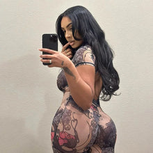 Load image into Gallery viewer, Lorine Mesh Backless Romper
