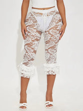 Load image into Gallery viewer, Lace Ruffles Bow Pants
