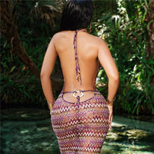 Load image into Gallery viewer, Sea La Vie Mesh Maxi Dress FancySticated
