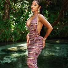 Load image into Gallery viewer, Sea La Vie Mesh Maxi Dress FancySticated
