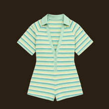 Load image into Gallery viewer, Reana Stripe Romper
