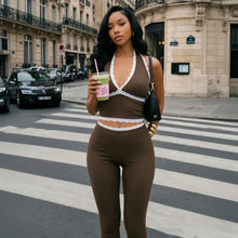 Load image into Gallery viewer, Maddie Knit Capri Pants Set
