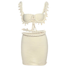 Load image into Gallery viewer, Tulum Crochet Skirt Set
