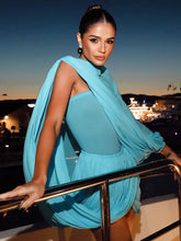 Load image into Gallery viewer, Elegant Shawl Dress Set
