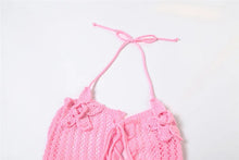 Load image into Gallery viewer, Flower Applique Knit Jumpsuit
