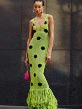 Load image into Gallery viewer, Knit Dot Kassel Maxi Dress
