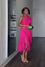 Load image into Gallery viewer, Maresa Tassel Hem Dress
