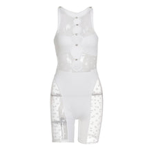 Load image into Gallery viewer, See It All Bodycon Romper FancySticated
