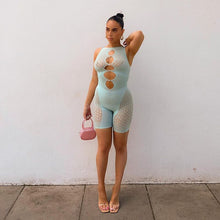 Load image into Gallery viewer, See It All Bodycon Romper FancySticated
