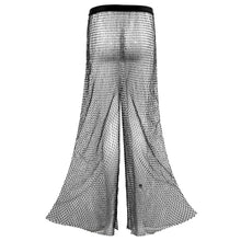 Load image into Gallery viewer, Sparkle Fishnet Rhinestone Trouser
