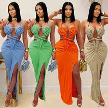 Load image into Gallery viewer, Katrina Knit Bodycon Maxi Dress
