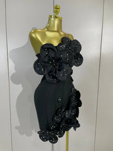 Load image into Gallery viewer, Flower Bandage Mini Dress
