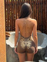Load image into Gallery viewer, Butterfly Sequin Romper
