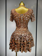 Load image into Gallery viewer, Scale Sequin Bodysuit Dress
