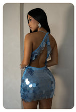 Load image into Gallery viewer, Shimmer Sequin Mini Dress
