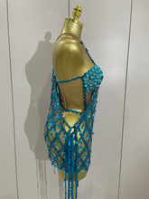 Load image into Gallery viewer, Aliya Sequin Mesh Dress Set
